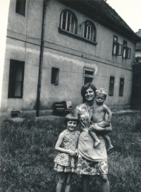In Dobřín, summer1968