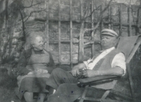 Dědeček Bouřa a jeho žena Berta