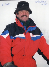 Jan Dvořák v Bedřichově v roce 2000