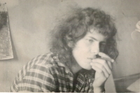 Karel Haloun ve svých osmnácti letech