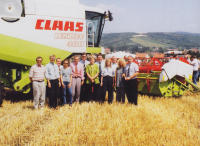 V Německu při návštěvě společnosti Claas, která byla klientem S Morava Leasing. Vpravo Zdeněk Mrňa