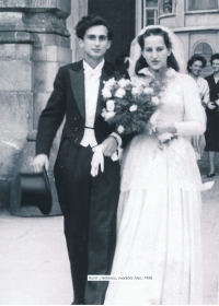 Helena Skleničková and Karel Sklenička, 1958