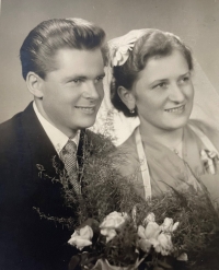 Svatba Marie Čáslavské a Štefana Kondáše, 1957