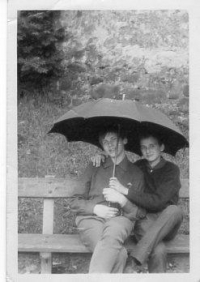 S kamarádem J. Kotalíkem, 60. léta