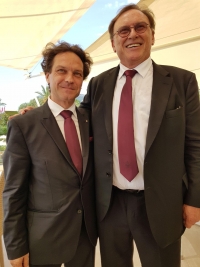 With the Romanian Minister of Culture, 2018