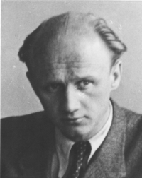 The witness's father Osvald Závodský, 1946 