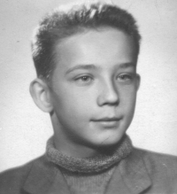 Photograph for his first citizen ID, 1961 