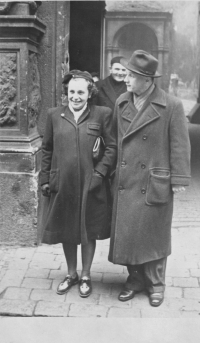 Parents' wedding, Prague, 29th of November 1946 