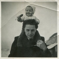 S otcem Františkem, 1955
