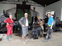 Zbyněk Jakš při práci v Podkrušnohorském muzeu, 2019