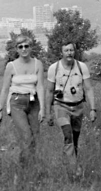 S manželem Jiřím, výlet 1982