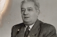 Pamětníkův otec Jan Rolenec, rok 1957