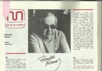 Nevlastní bratr Ronald Kraus v časopisu Melodie, 1985
