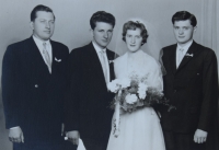 Ladislav and Jaroslava Centners’ wedding, 1962