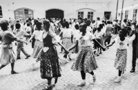 Taneční vystoupení dětí v Prachaticích