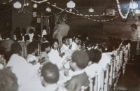 Christmas Eve supper at the Fim Motel