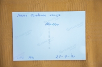 Josephine on the departure day