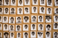Children’s passport photos taken in Angola before their departure for Slovakia