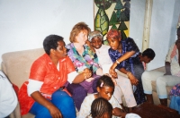 V Prachaticích s českou a namibijskou vychovatelkou