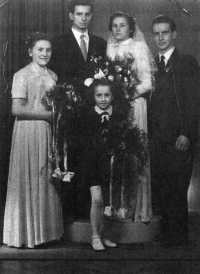 Erhard Chrobák's wedding / 1950s