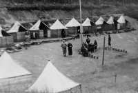 Hana na skautském táboře v Orlických horách