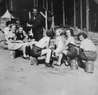 Hana na skautském táboře v Orlických horách