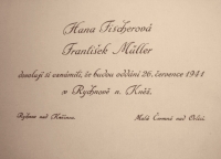 Svatební oznámení