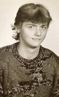 Zbyněk Jakš v 17 letech, rok 1984