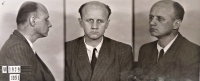 Photograph of his father after being arrested, 1951 