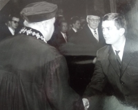 Graduation ceremony of Zdeněk Musil, 18 April 1964