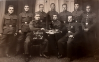 Otec Ivan Pouchanič na fotografii z vojny