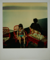 Tobiáš Jirous na Hrádečku s Olgou Havlovou, 1980