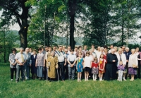 Část farnosti Velké Poříčí kolem r. 2000