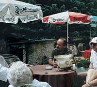 Dan Arje, syn Irmy, synovec Victora, na návštěvě v Čechách, 1996