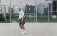 Bratranec Milan Fleischmann hraje tenis, Toronto 2000