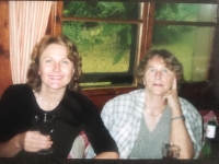 Magdalena Westman s maminkou, 80. léta