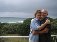 Magdalena Westman s manželem Randolphem, Jihoafrická republika, cca 2005 