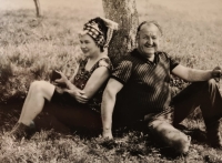 Jaroslava Kotlabová s manželem v roce 1979, 47 let
