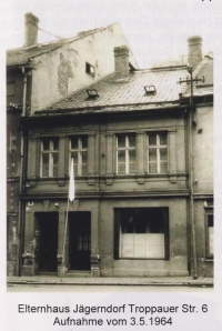 Birthplace, Opavská Street no. 6