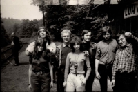 Ladislav a Milena vlevo, 70. léta