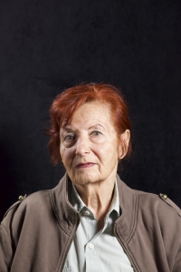 Ludmila Seefried-Matějková při natáčení