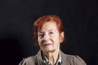 Ludmila Seefried-Matějková při natáčení