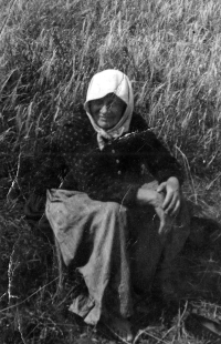 Babička pamětníka Marie Hlubková