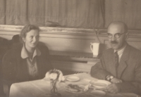 Parents Marie Bartovská and Karel Bartovský in 1949