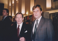 Pozvání na Hrad a setkání s Václavem Havlem, začátek 90. let