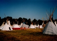 A week in Germany, at an Indian camp, 1990s