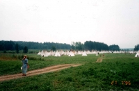 Indiánský kemp v Německu