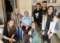 Žákovský tým s Jaromírou Fassmannovou a jejím manželem