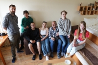 František Vít s žákovským týmem