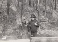 Synové Jakub (vlevo) a Lukáš v Hrubé Vrbce